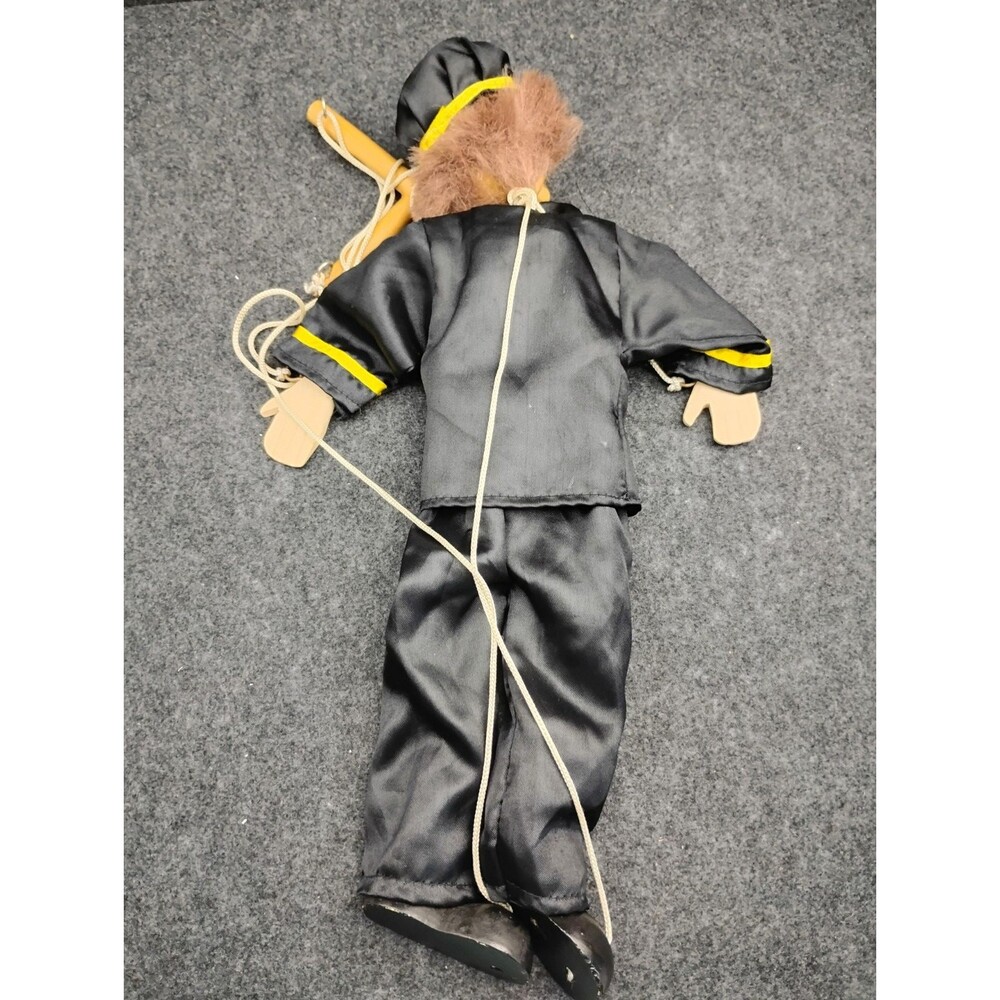 Vintage Sailor Military Policeman Wooden Marionette Puppet - Picture 4 of 8